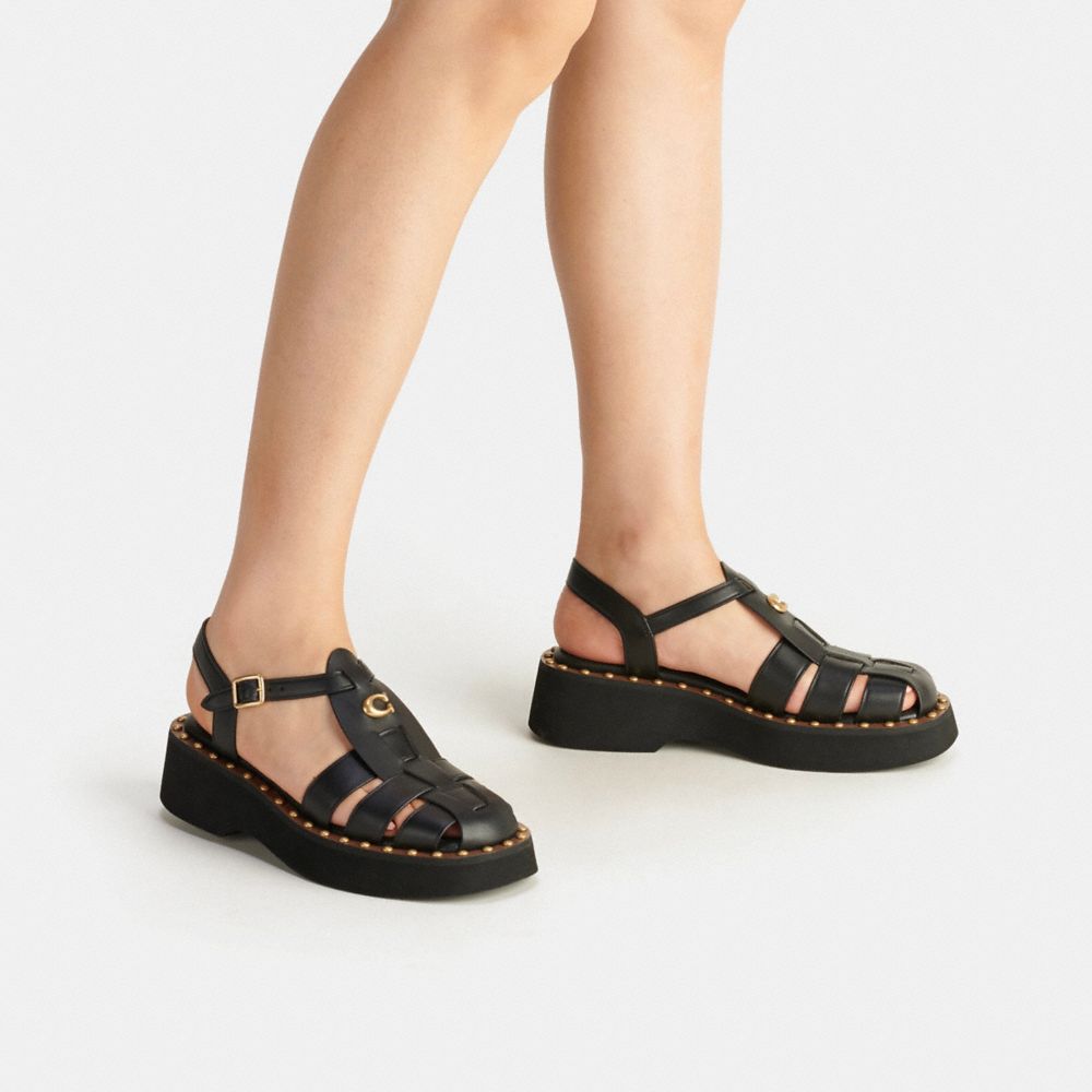 COACH®,Vivienne Sandal,,Detail View