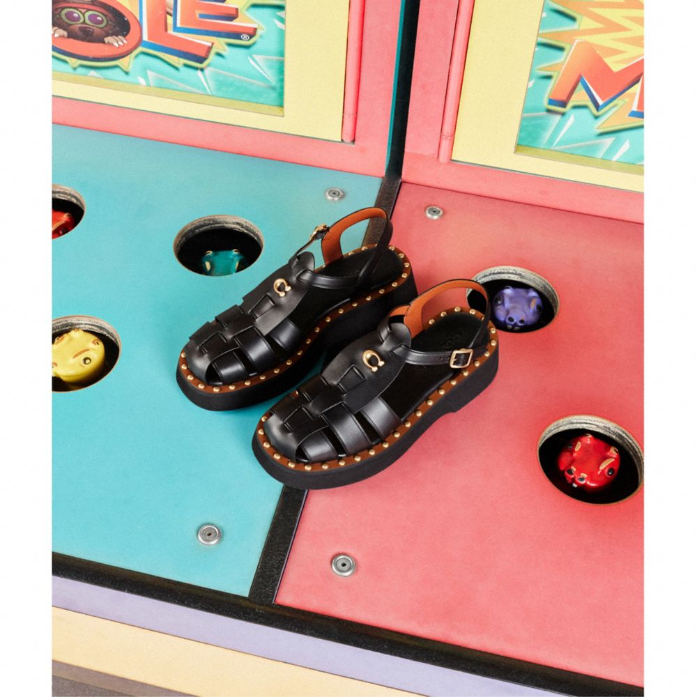 COACH®,Vivienne Sandal,,Detail View