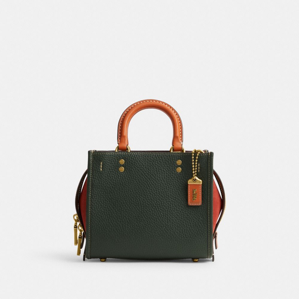 Leather crossbody bag Coach Green in Leather - 31582884