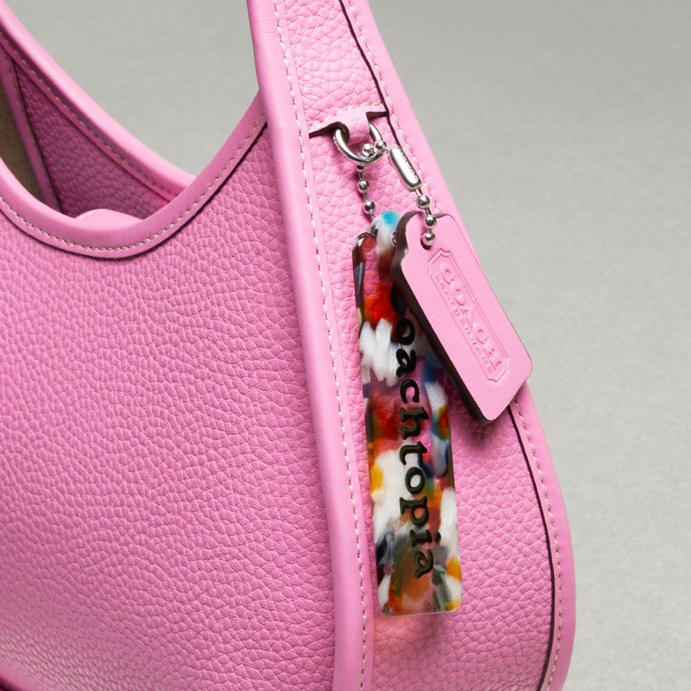 Shop Coach Ergo Bag In Topia Leather In Pink