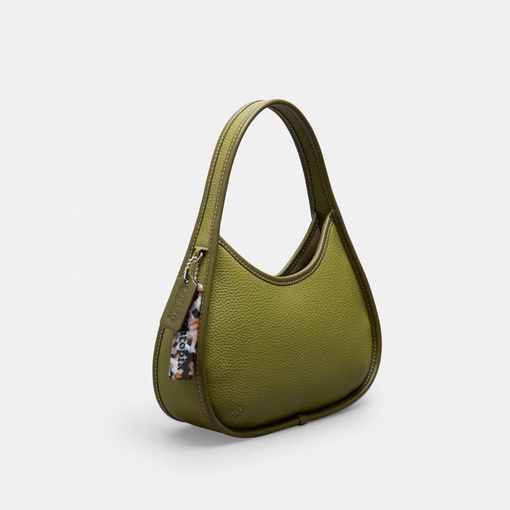 COACH®,Sac Ergo en cuir Coachtopia,Cuir Coachtopia,Vert olive,Angle View