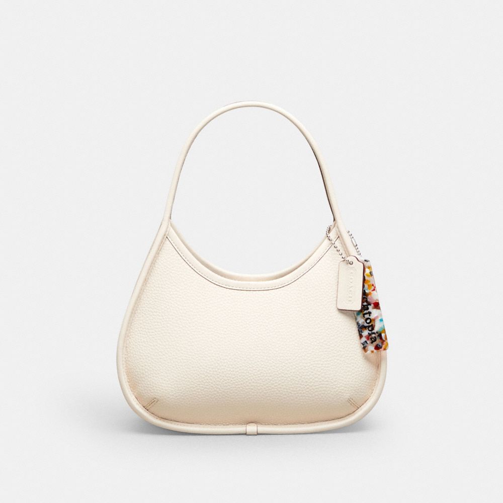 COACH®,Ergo Bag In Coachtopia Leather,Small,Cloud,Front View