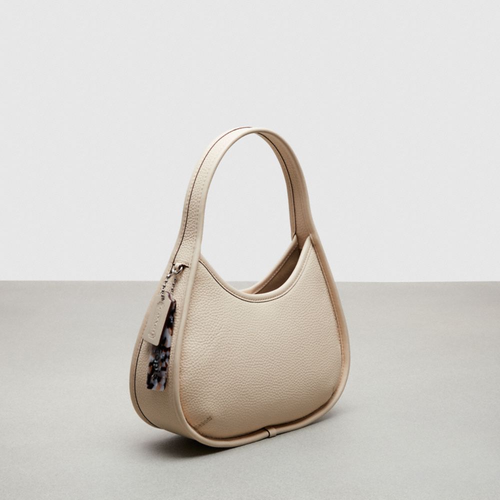 COACH®,Ergo Bag In Coachtopia Leather,Coachtopia Leather,Small,Cloud,Angle View