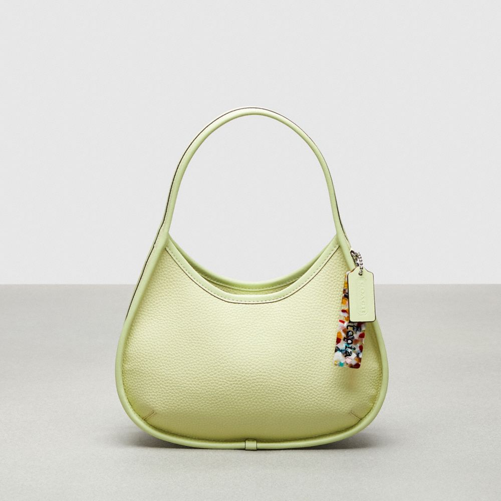 COACH®,Ergo Bag In Coachtopia Leather,Coachtopia Leather,Small,Pale Lime,Front View image number 0