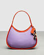 COACH®,Ergo Bag In Coachtopia Leather,Small,Iris/Sun Orange,Front View