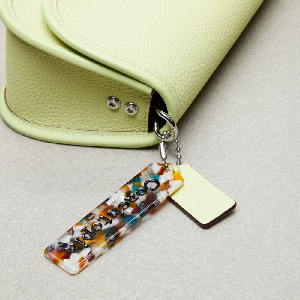 COACH®,Sac Dinky à motif ondulé en cuir Coachtopia,Cuir Coachtopia,Limette pâle