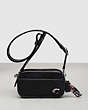 COACH®,Crossbody Belt Bag in Coachtopia Leather,Coachtopia Leather,Small,Black,Front View