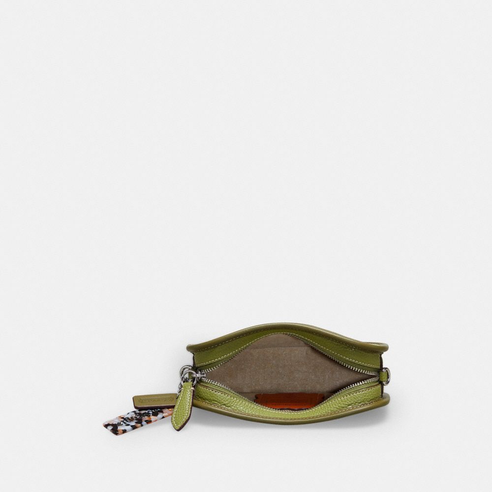 COACH®,Sac banane porté-croisé en cuir Coachtopia,Cuir Coachtopia,Vert olive,Inside View,Top View