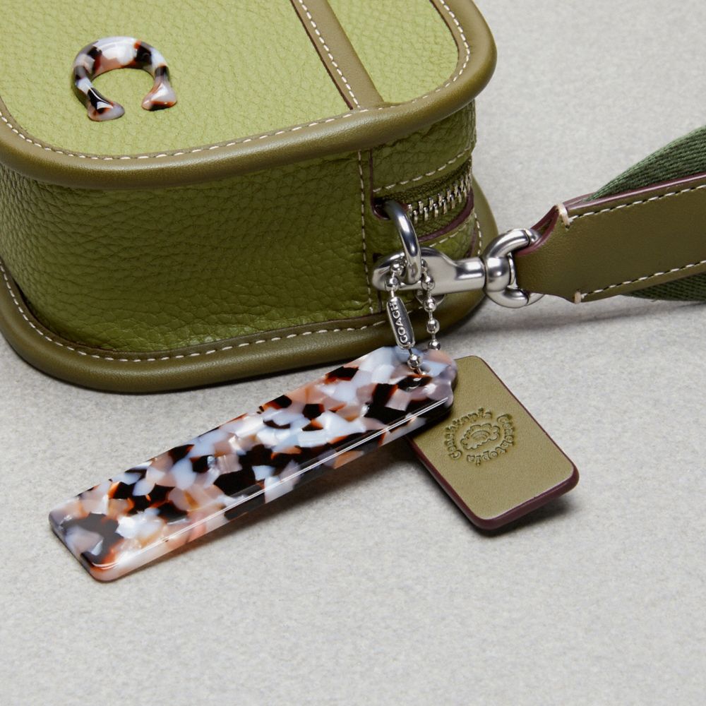 COACH®,Sac banane porté-croisé en cuir Coachtopia,Cuir Coachtopia,Vert olive