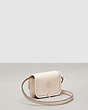 COACH®,Wavy Wallet with Crossbody Strap,Coachtopia Leather,Mini,Cloud,Angle View