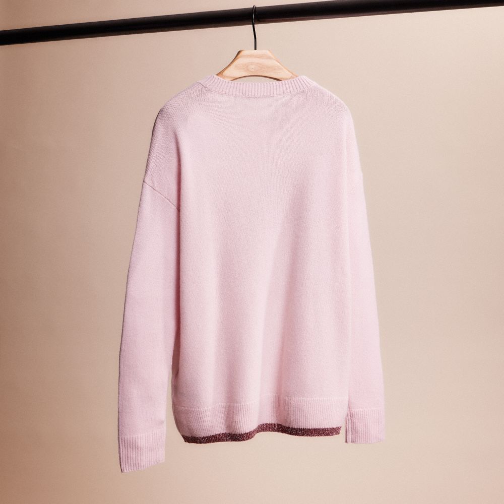 Restored Rexy Crewneck Intarsia Sweater