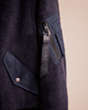 COACH®,RESTORED FLEECE MA-1 JACKET,Polyester,Navy,Scale View