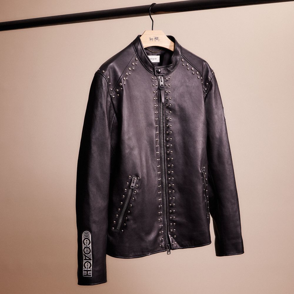 Upcrafted Leather Racer Jacket