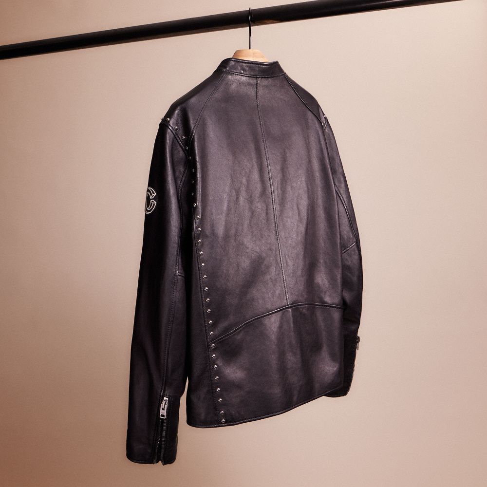 Upcrafted Leather Racer Jacket