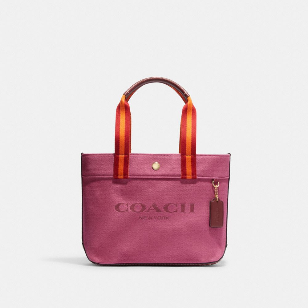 Coach Small Ferry Tote in Signature Clear Canvas