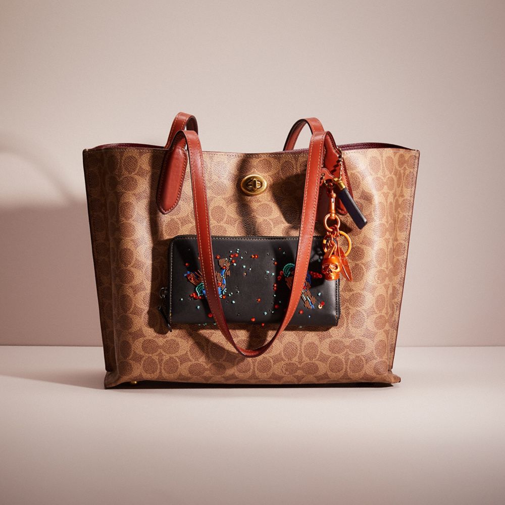 COACH®  Willow Tote In Signature Canvas