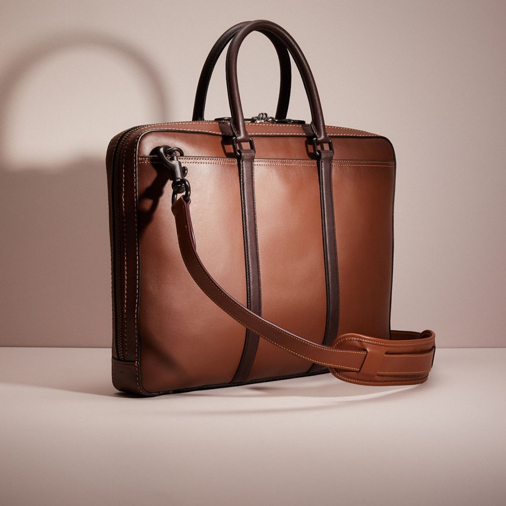 Coach metropolitan slim online briefcase