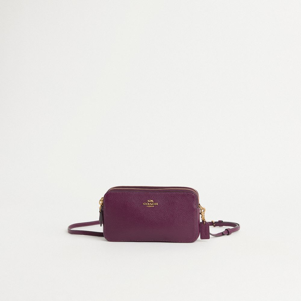 Coach Restored Kira Crossbody In Pewter/boysenberry