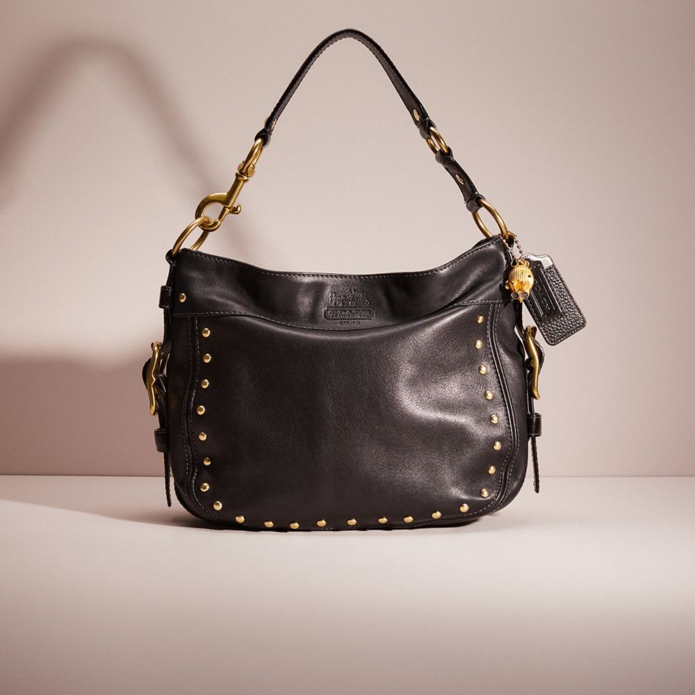 Coach Zoe Hobo Bag Purse Black Patent Leather G0873–12735 - $32