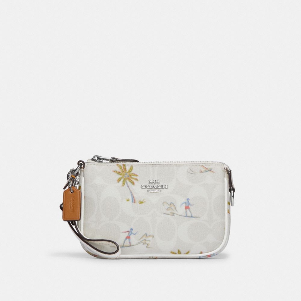 Coach CK385 Nolita 15 In Signature Canvas With Hula Print IN Glacier White  Multi 