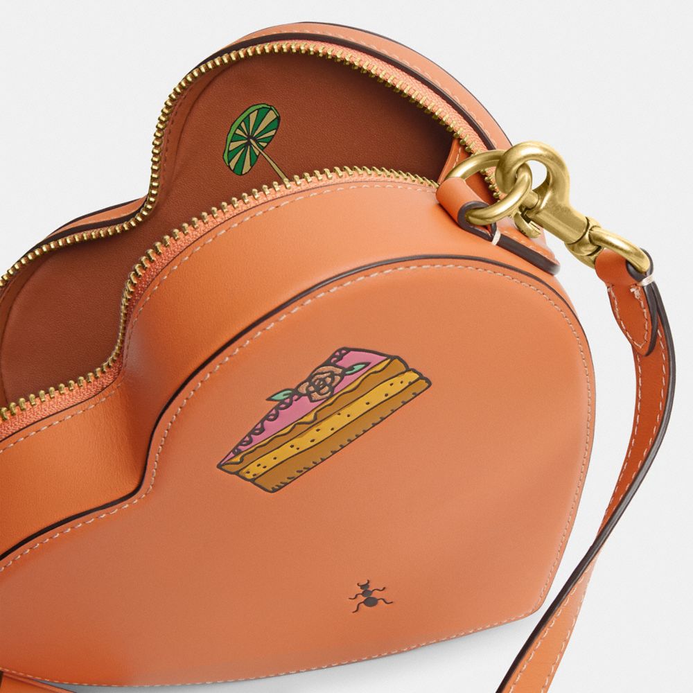 COACH®  Heart Crossbody With Quilting