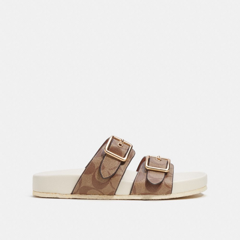 COACH Allanah Sandal In Signature Canvas