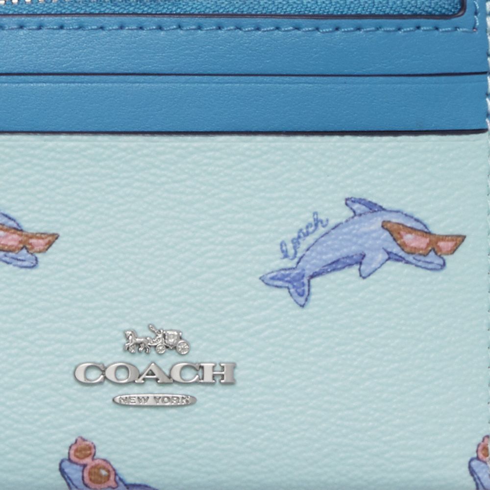 春のコレクション 【海外限定】コーチ COACH ドルフィン イルカ カード