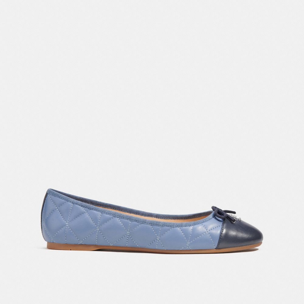 Coach best sale navy flats