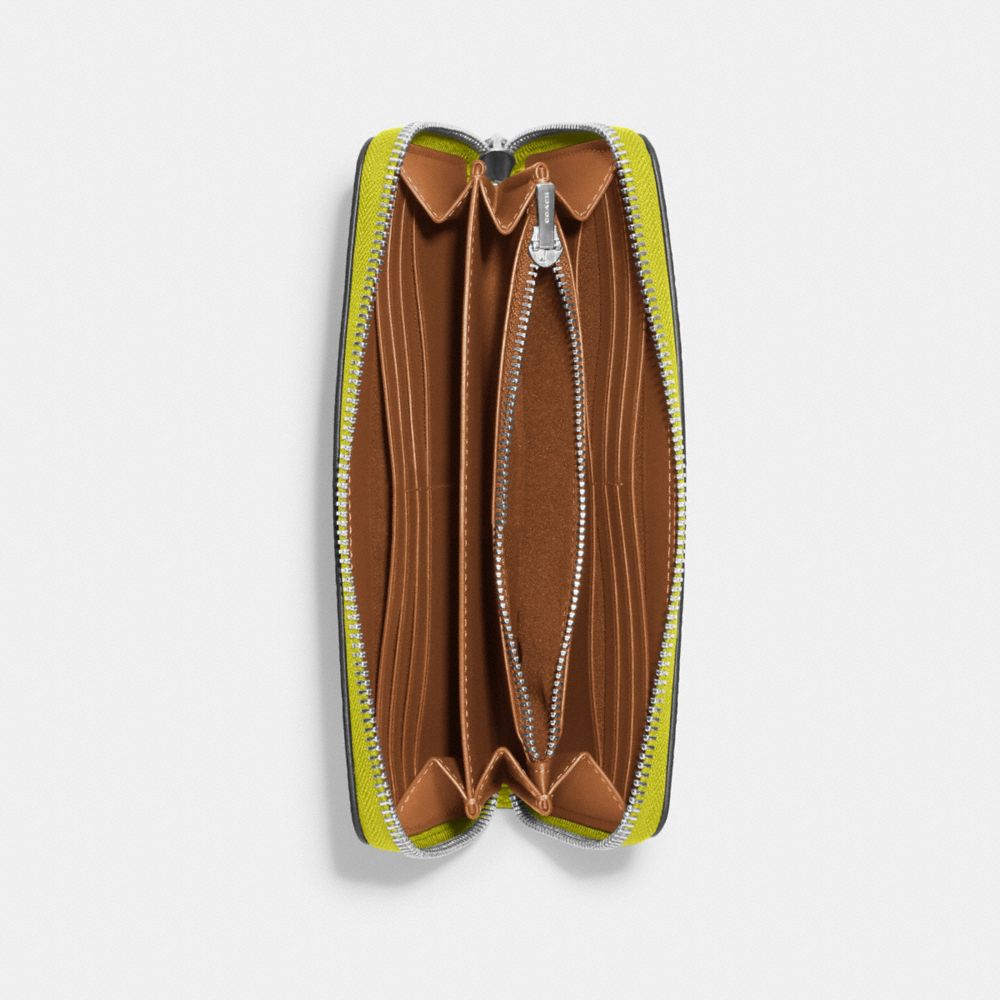CC Long Zip Around Wallet Chevron Quilted Lambskin – Keeks Designer Handbags