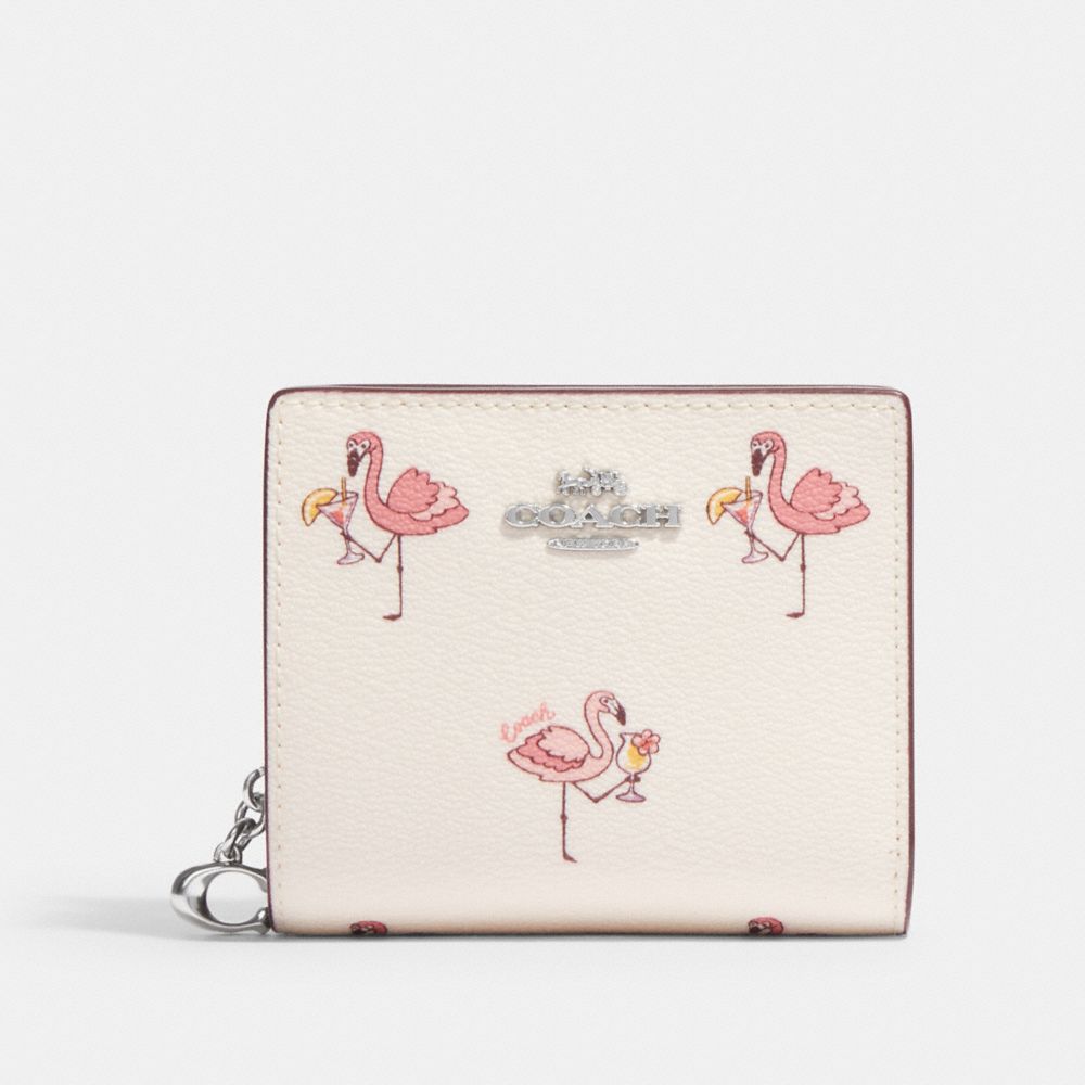 Women's Flamingo Keychain Wallet