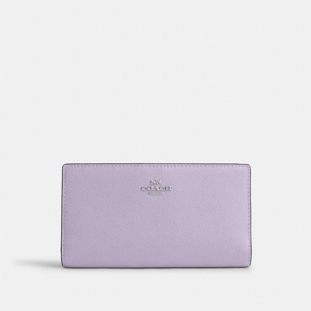 COACH®,Slim Zip Wallet,Leather,Pouch,Casual,,Front View
