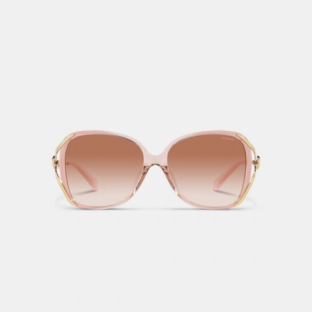 Pink store coach sunglasses