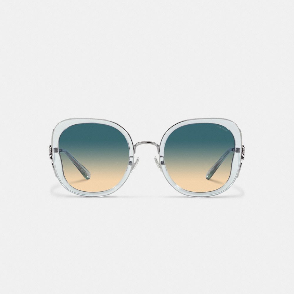 Coach aviator store sunglasses butterfly