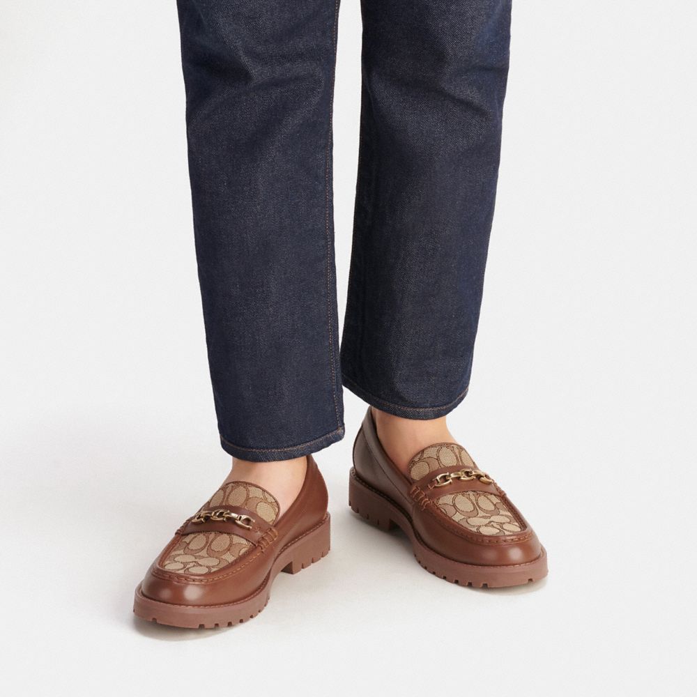 COACH® | Brooks Loafer In Signature Jacquard