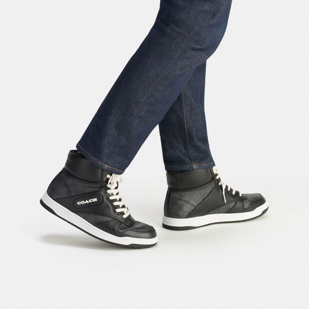 Citysole Monogram Denim High-Top Sneakers