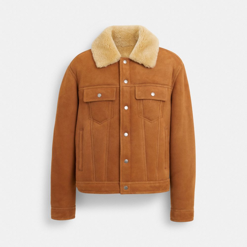 COACH®  Shearling Trucker Jacket