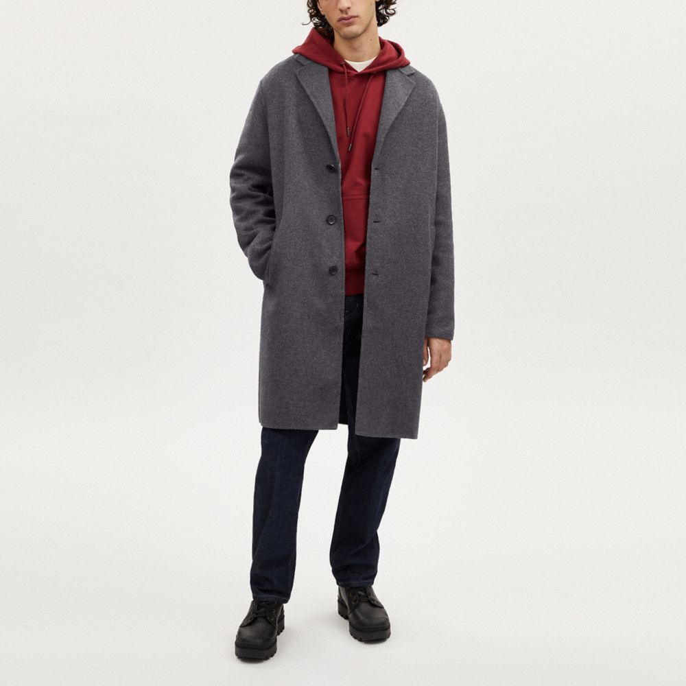 Coach cheap wool coat