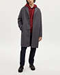 COACH®,WOOL TOPCOAT,Heather Grey,Scale View