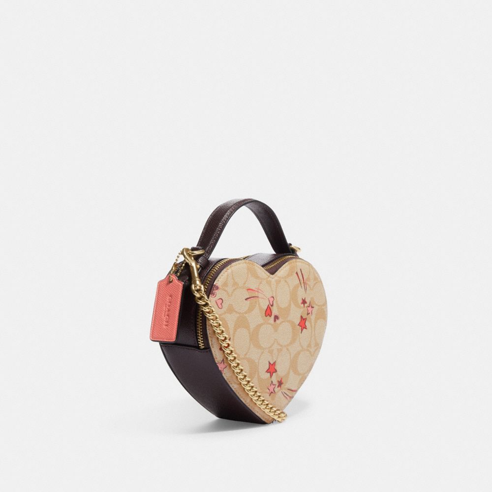 COACH®  Heart Bag In Signature Leather