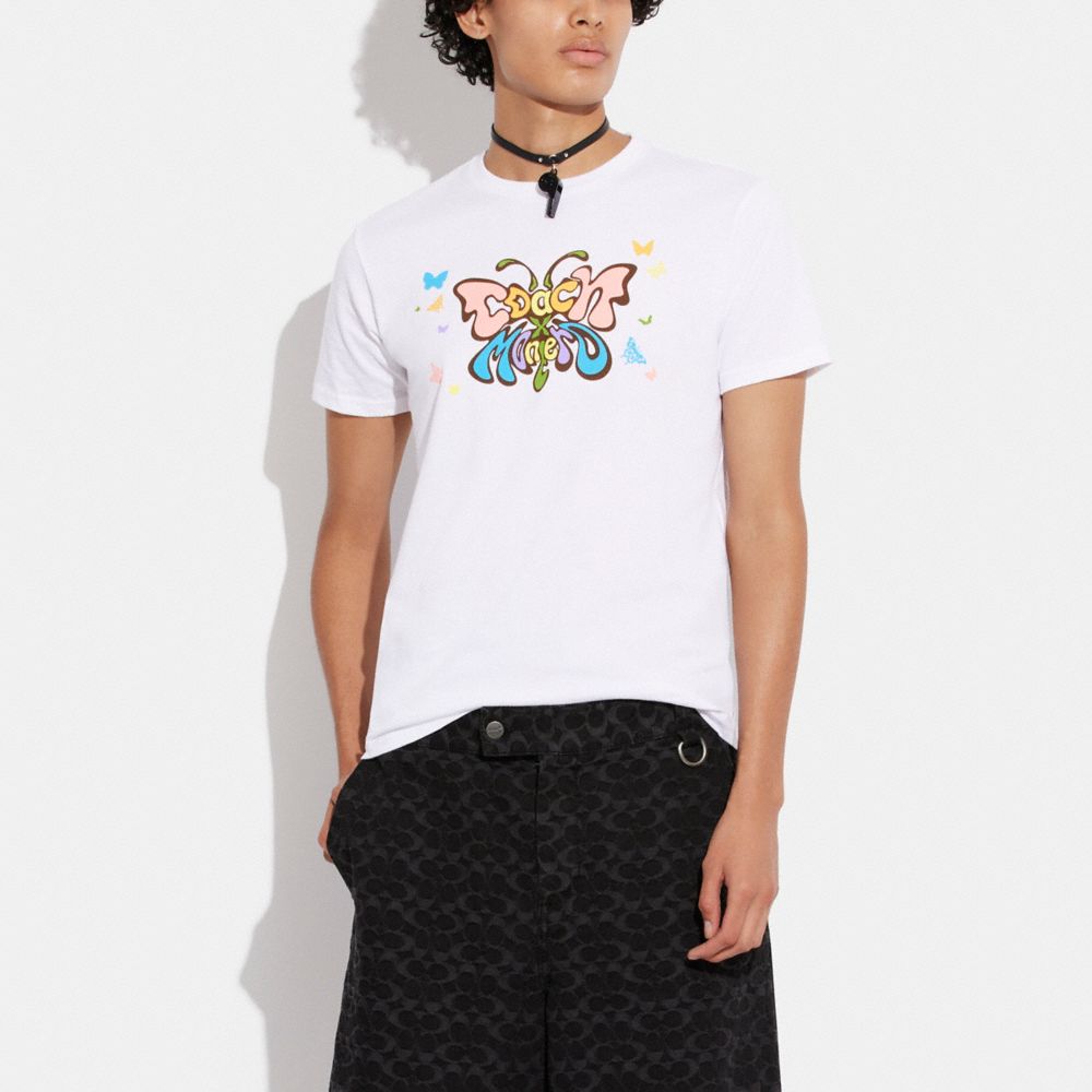 COACH®,Coach X Lil Nas Butterfly T Shirt,,Scale View