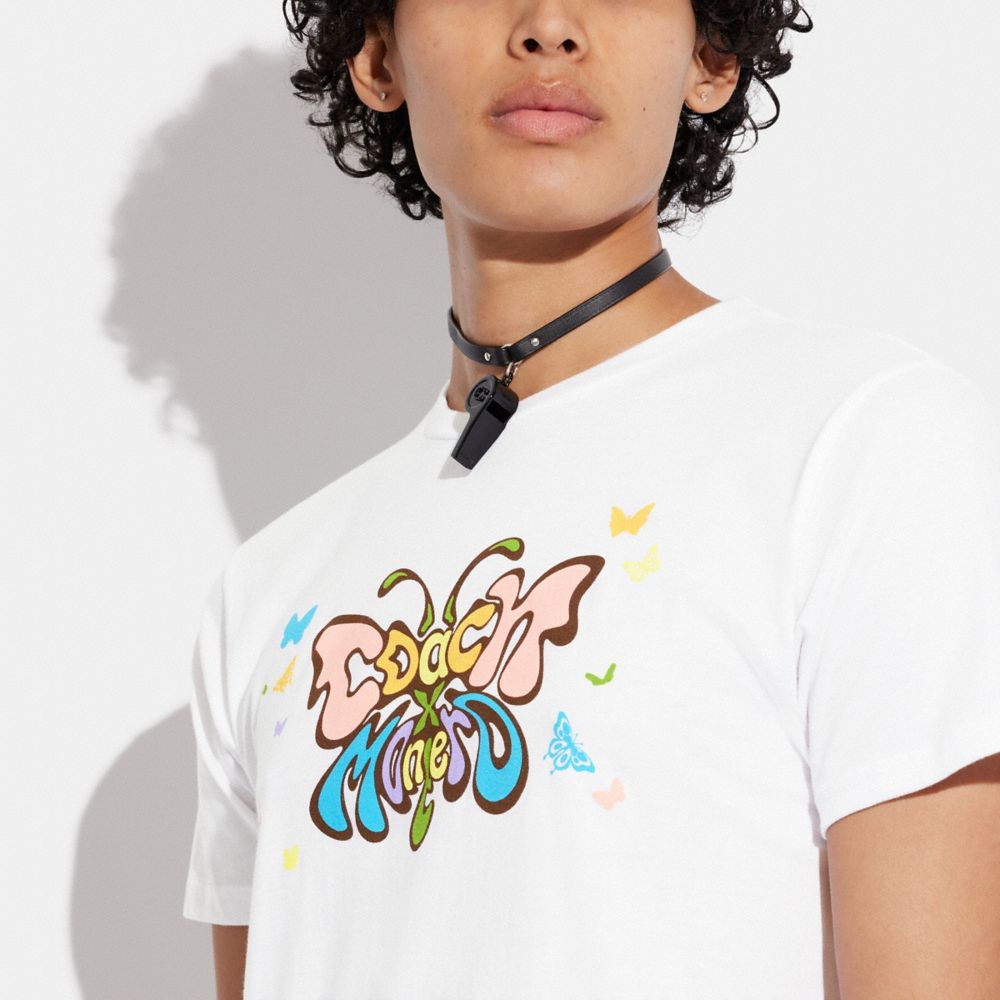 COACH®,Coach X Lil Nas Butterfly T Shirt,,Detail View