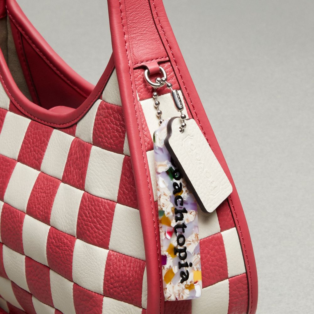 Ergo Bag In Checkerboard Patchwork Upcrafted Leather