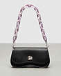 COACH®,Short Chain Strap,Recycled Resin,Light Purple/Silver Multi,Angle View