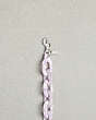 COACH®,Short Chain Strap,Recycled Resin,Light Purple/Silver Multi,Closer View