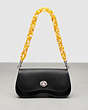 COACH®,Short Chain Strap,Recycled Resin,Yellow Multi,Angle View