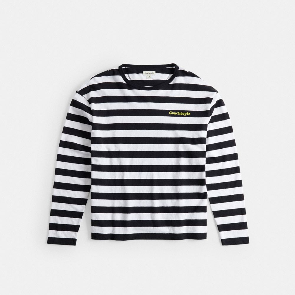 Black and gray striped long cheap sleeve shirt