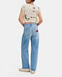 COACH®,COACH X OBSERVED BY US 90'S FIT DENIM JEANS,cotton,Blue Multi,Scale View