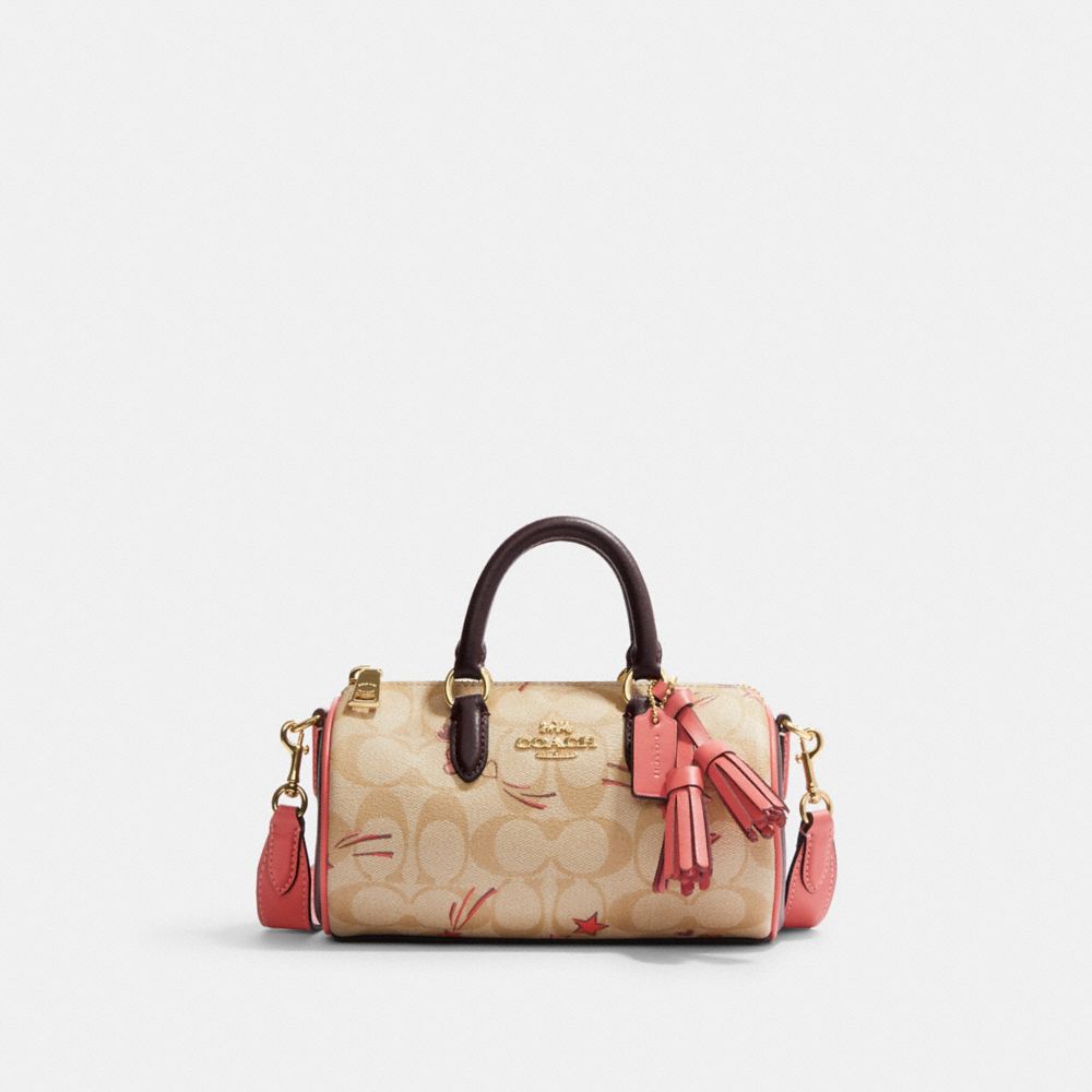 Coach Mini Bennett in Signature Coated Canvas Monogram Women's