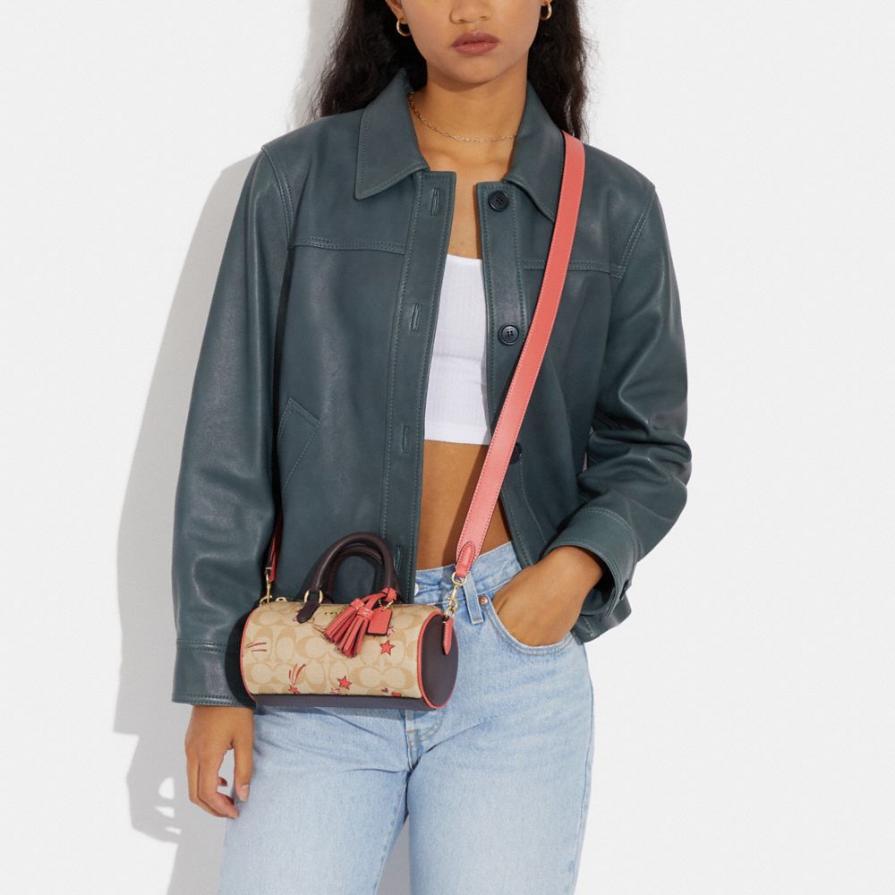 Price Miracle NWT COACH Lacey Crossbody In Signature Canvas With Heart