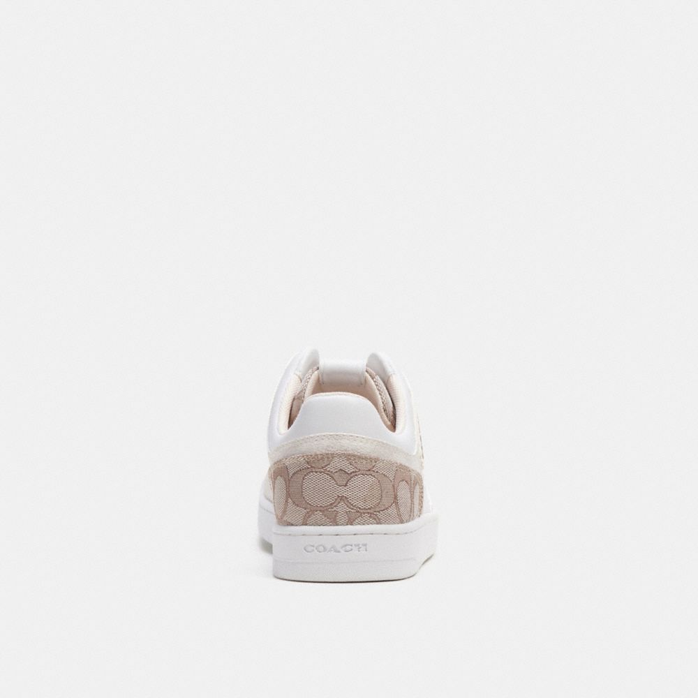 COACH®,C201 Low Top Sneaker In Signature Jacquard,,Alternate View